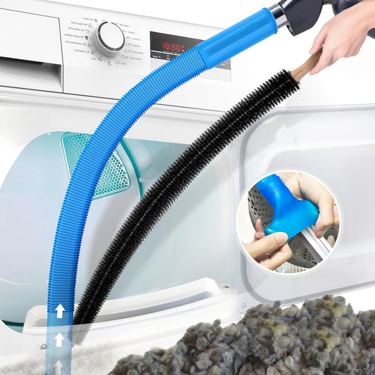 Dryer Detail Kit – 2-Piece Lint Trap Vacuum Attachment & Brush